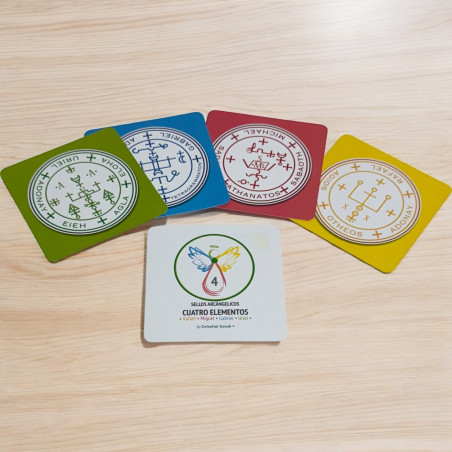 Kit Sellos Arcangélicos 4 Elementos